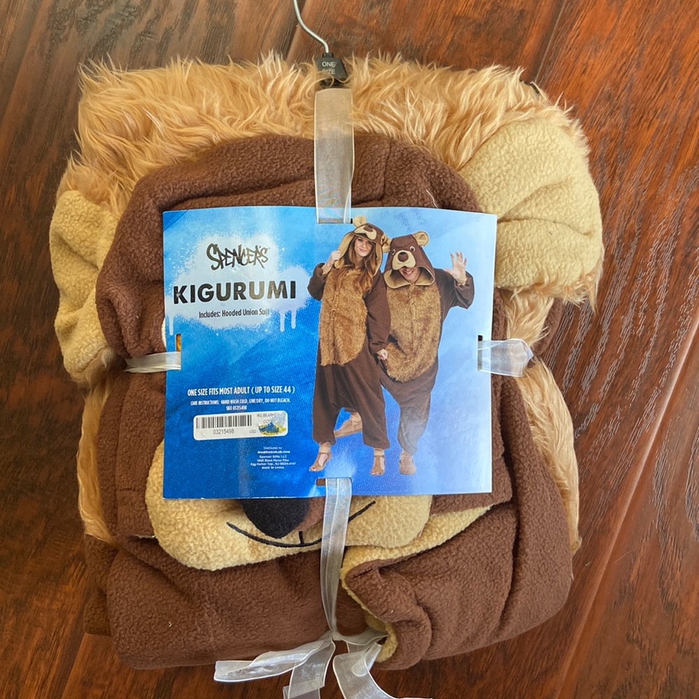 Spencer’s hooded union suit